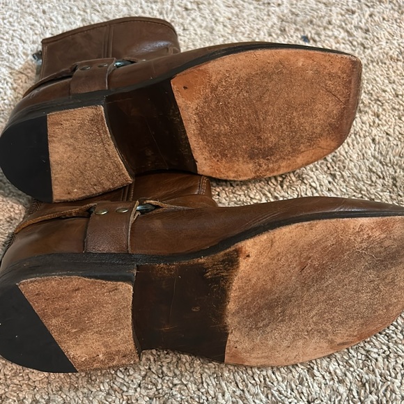 Frye Brown Leather Ankle Boots - Picture 7 of 7